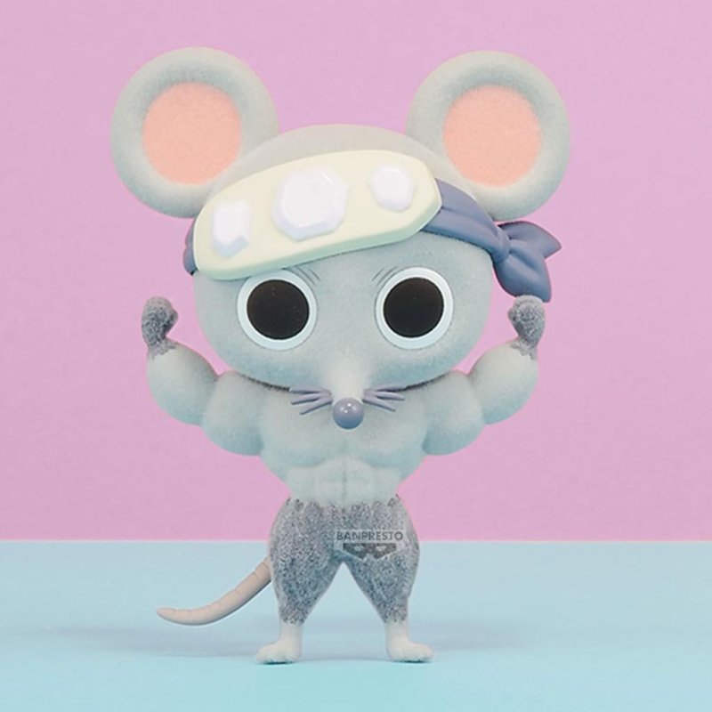 DEMON SLAYER - Muscular Mice (Version A) - Figurine Fluffy Puffy 7cm