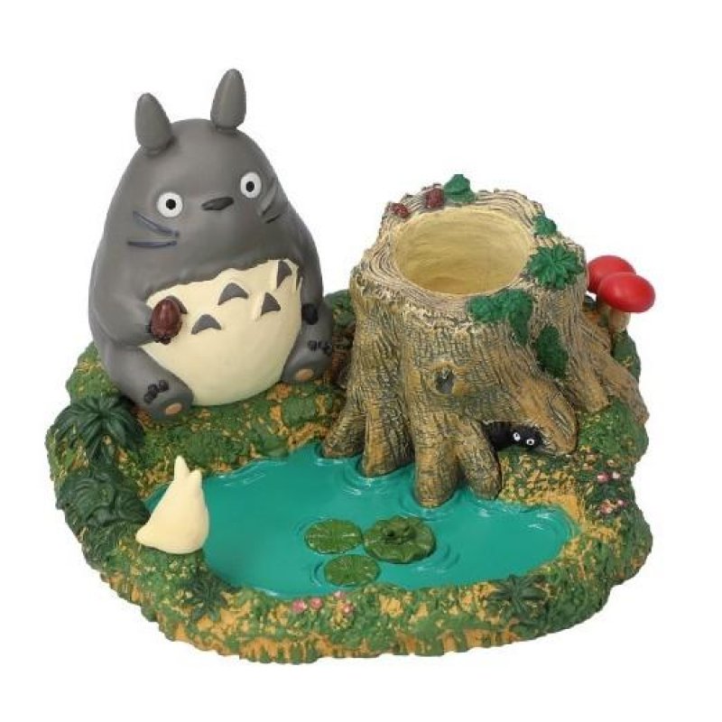 MON VOISIN TOTORO - Totoro au bord de la marre -Figurine Pot à Crayons