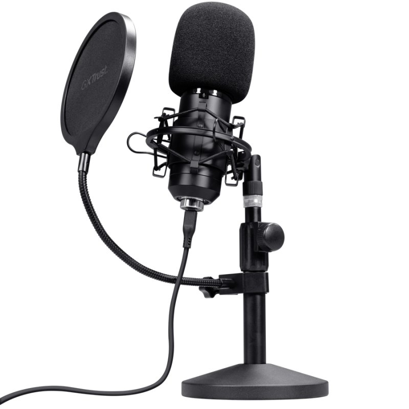 Trust GXT 269 Emita II Black Studio microphone