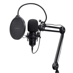 Trust GXT 270 Emita II Black Podcast microphone