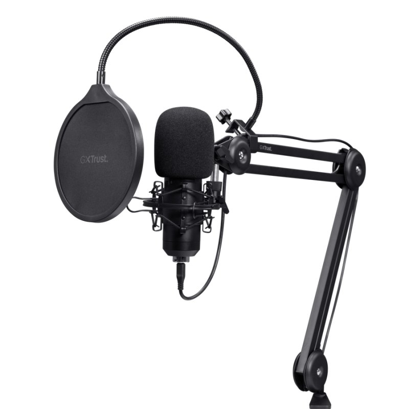 Trust GXT 270 Emita II Black Podcast microphone