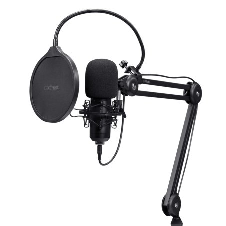 Trust GXT 270 Emita II Noir Microphone pour podcast