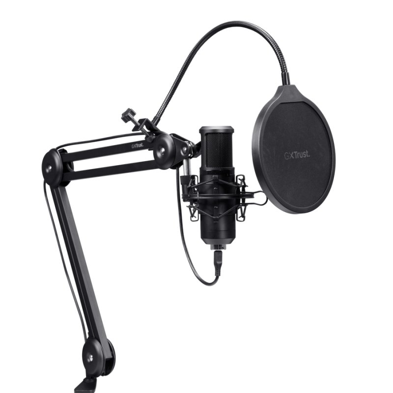Trust GXT 270 Emita II Black Podcast microphone