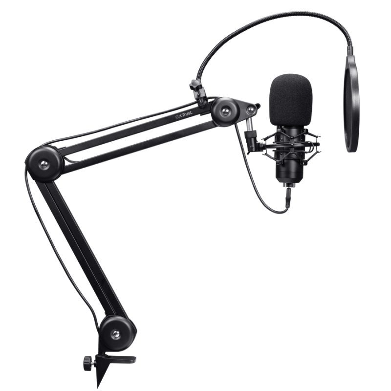 Trust GXT 270 Emita II Black Podcast microphone