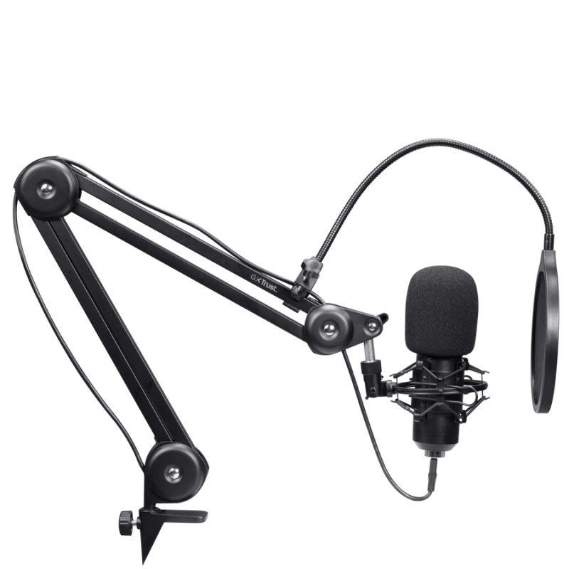 Trust GXT 270 Emita II Black Podcast microphone