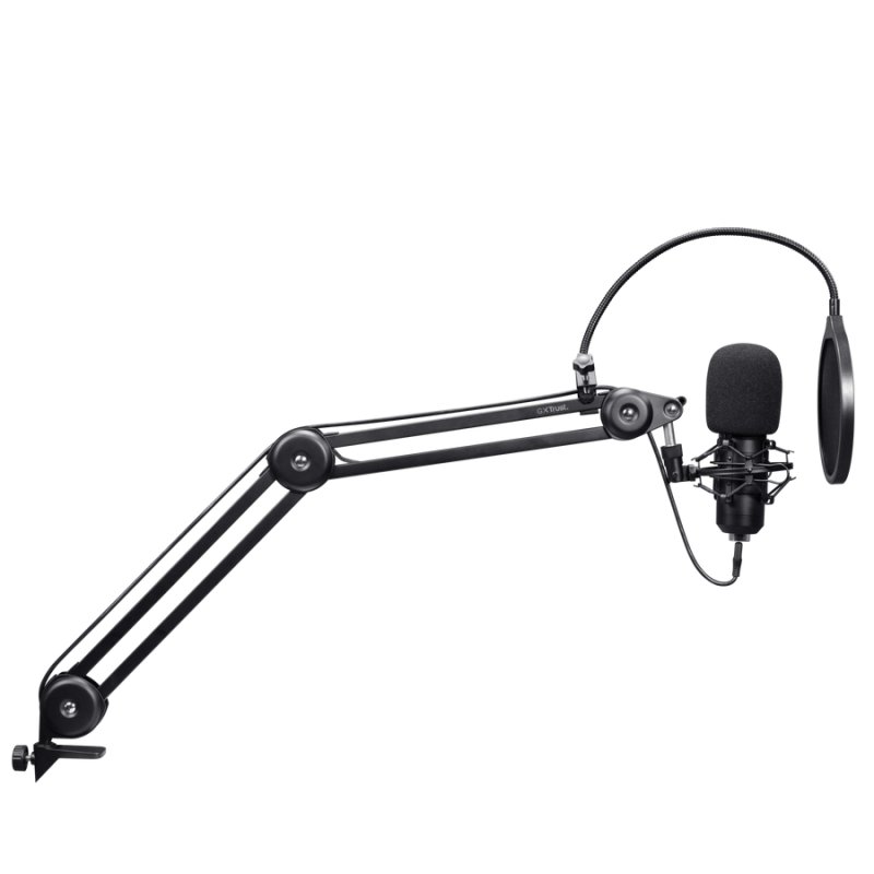 Trust GXT 270 Emita II Black Podcast microphone