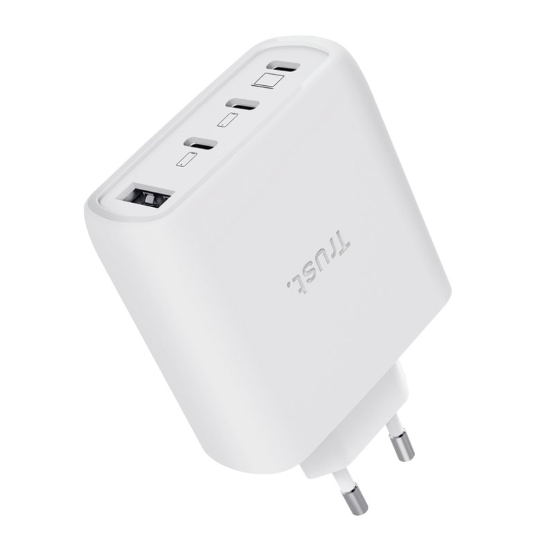 Trust Maxo 65W Universel Blanc Secteur Charge rapide Intérieure