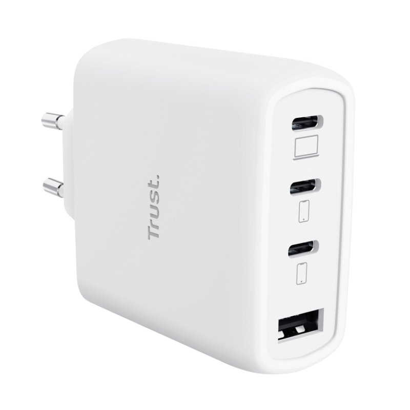 Trust Maxo 65W Universel Blanc Secteur Charge rapide Intérieure