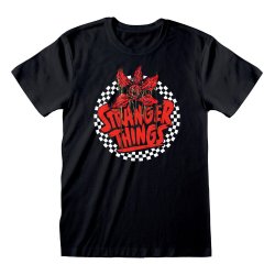 Stranger Things T-Shirt Checkered Circle Size M