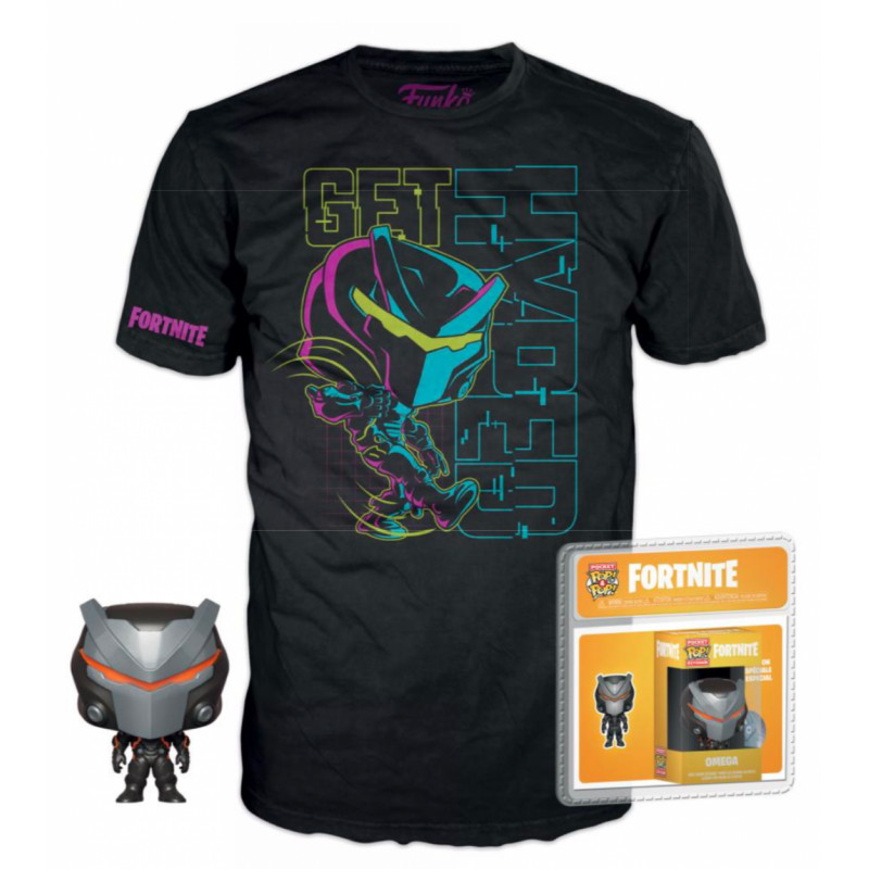 FORTNITE - Boxed T-Shirt POP + Pocket POP - Omega (XL)