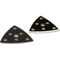Sachet de 2 plateaux de ponçage dur pour ponceuse triangulaire DX93/RO90 - 488716