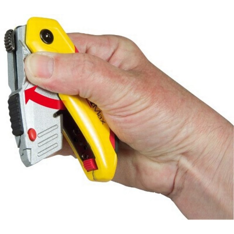 Stanley 0-10-825 couteau à lame rétractable Noir, Métallique, Jaune Couteau à lame repliable