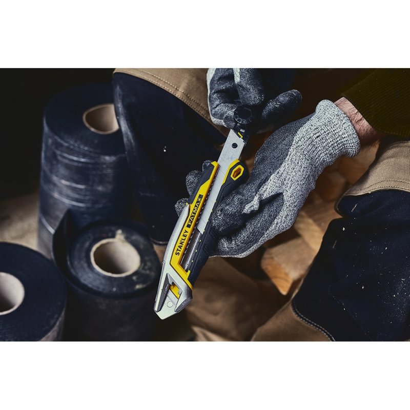 Stanley FMHT10592-0 couteau à lame rétractable Noir, Acier inoxydable, Jaune Couteau à lame fixe