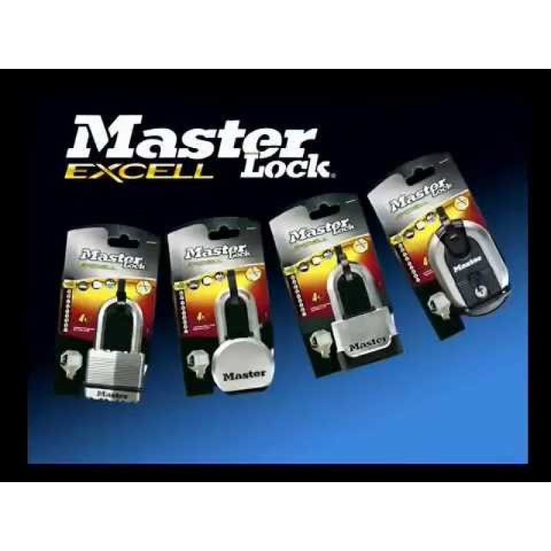 Cadenas Excell® MASTER LOCK largeur de 70 mm avec anse protégée - M40EURDNUM