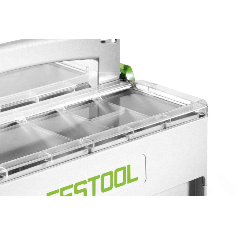 Festool 60x120x71/4 SYS-SB Small parts box Plastic White