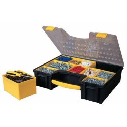 Stanley 1-92-749 small parts/tool box Polycarbonate Black, Yellow
