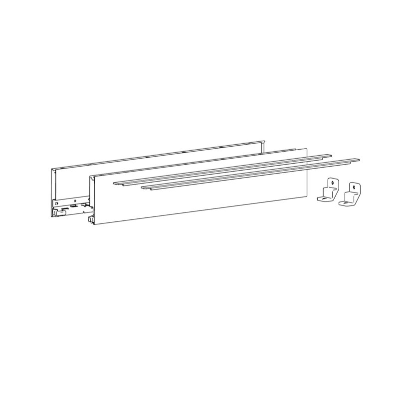 Hettich 9353340 glissière et coulisse pour tiroir 500 mm