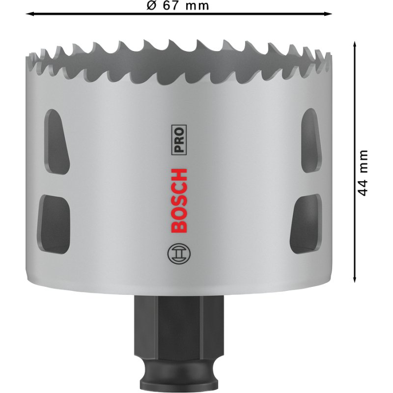 Scie trépan PRO Multi Material Power Change Plus - BOSCH - D.67