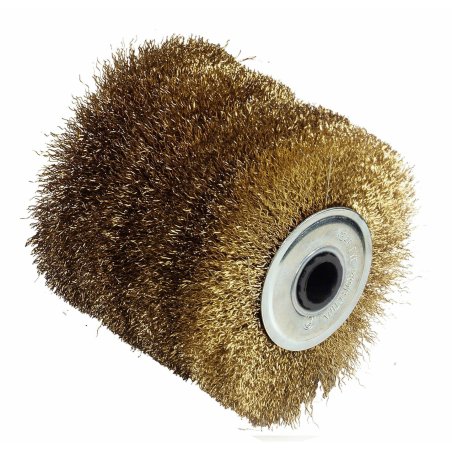 Brosse fil laitonnée 0,3 mm FAR TOOLS Ø 120 mm L 100 mm - 110885