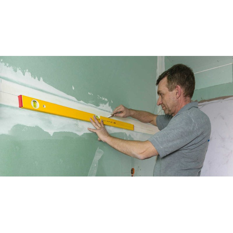 Stabila 19168 niveau 1 m Rouge, Jaune