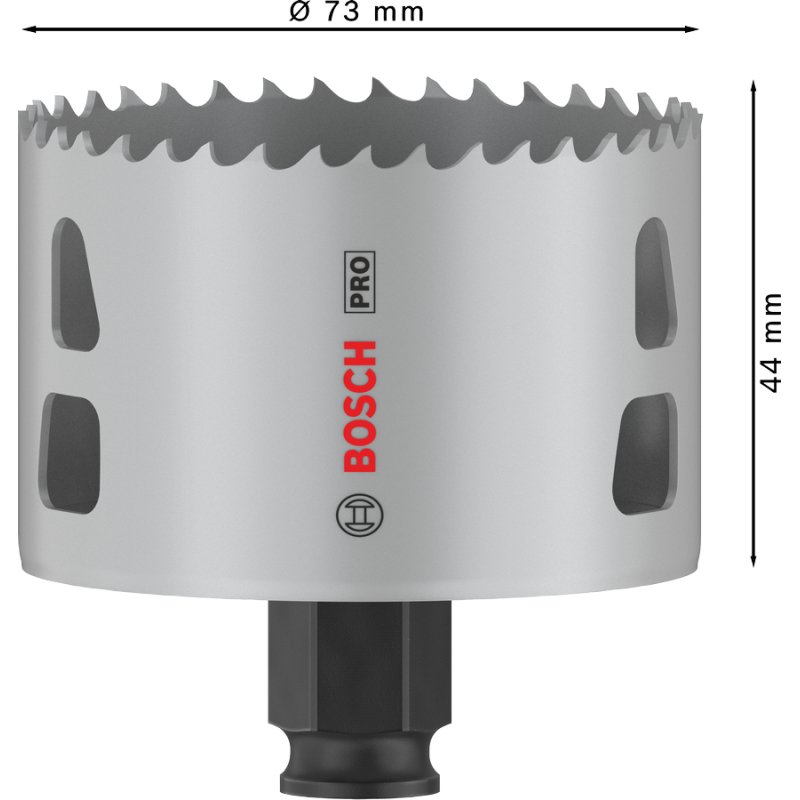 Scie trépan PRO Multi Material Power Change Plus - BOSCH - D.73