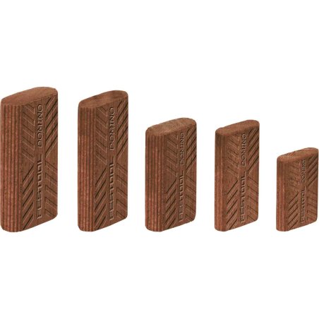 Tenon DOMINO en Sipo FESTOOL D 6x40 - 190 pièces MAU - 494870