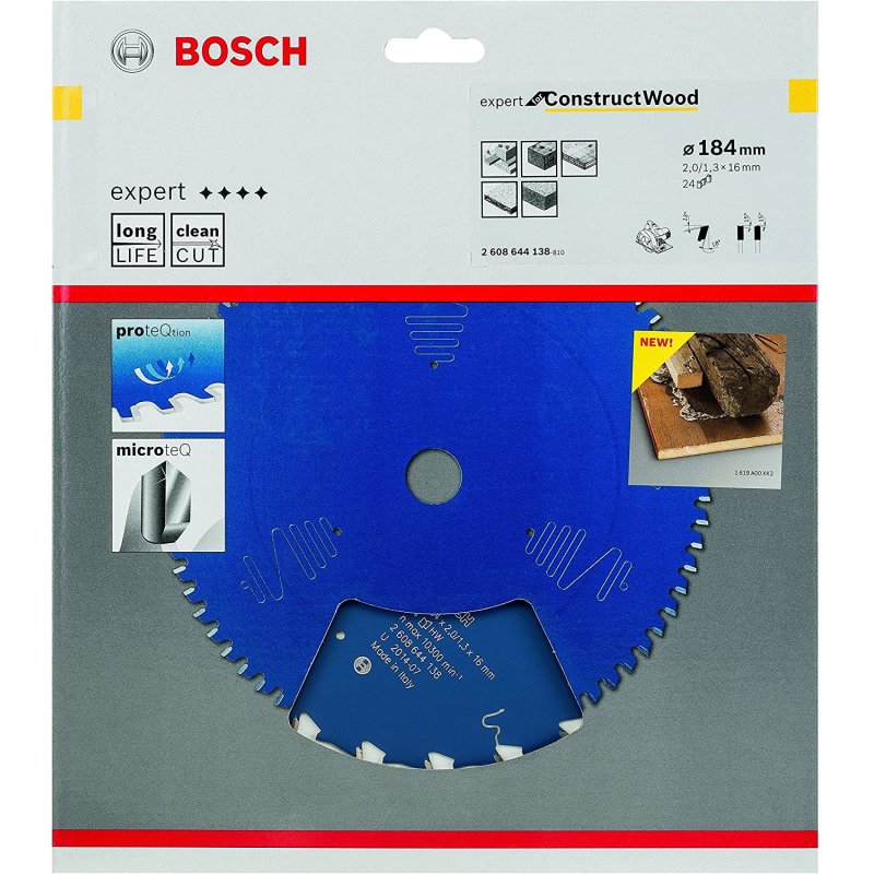 Bosch 2608644138 circular saw blade 18.4 cm 1 pc(s)