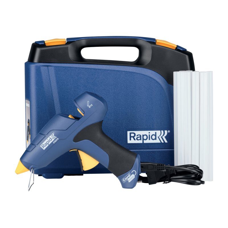 Rapid CG270 Hot glue gun Black, Blue, Yellow 250 W