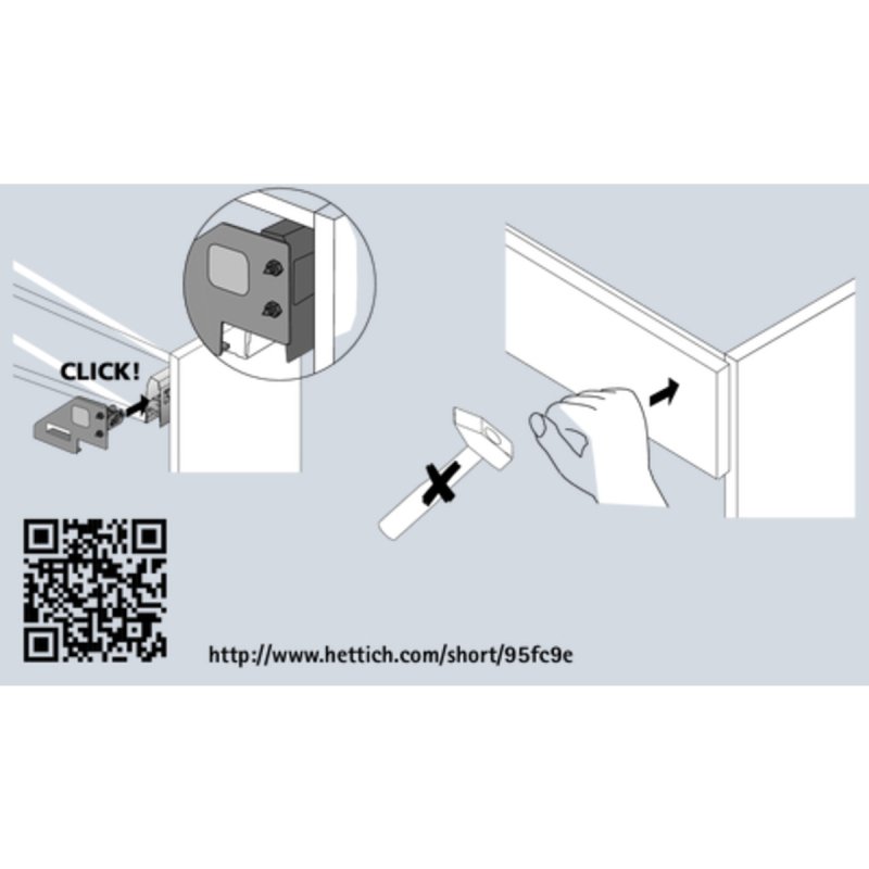Hettich 9163229 drawer roller/slide