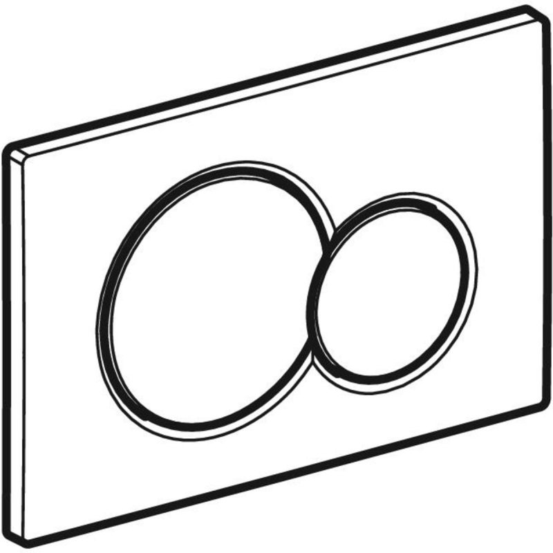 Plaque de commande Sigma01GEBERIT Blanc - 115.770.11.5