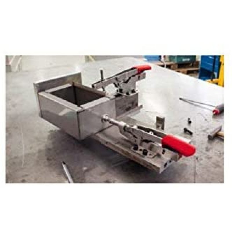 Sauterelles à serrage horizontal BESSEY avec bras ouvert et platine de fixation horizontale -Serrage : 35 mm -