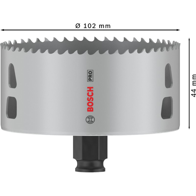 Scie trépan PRO Multi Material Power Change Plus - BOSCH - D.102