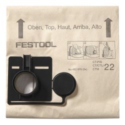 Festool FIS-CT 22/5 Sac à poussière Aspirateur réservoir cylindrique