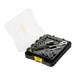 COFFRET DE DOUILLES STAKBOX M - 3/8?? STANLEY JEU DE 18 PCS - FATMAX - FMMT98102-0
