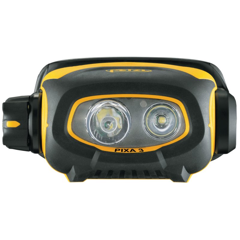 Petzl Pixa 3 Black, Yellow Headband flashlight