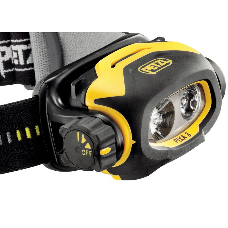 Petzl Pixa 3 Black, Yellow Headband flashlight