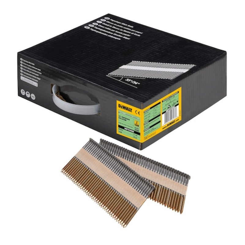 Pointes crantées galvanisées DEWALT 3,1 x 90 mm - Boite de 2200 - DNPT31R90Z