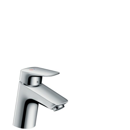 Mitigeur de lavabo HANSGROHE Logis CH3 CoolStart, avec tirette et vidage synthétique chromé - 71072000