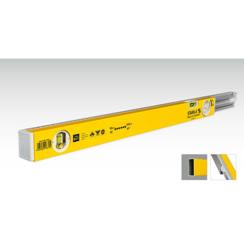 Stabila 80 T level 0.8 m Yellow