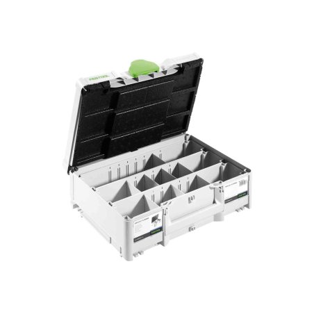 Festool Systainer T-LOC SORT-SYS3 M 137 Storage box Rectangular Plastic Black, Green, White