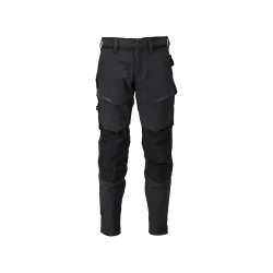 Pantalon de travail avec poches genouillères MASCOT Customized - 22379-311-Noir-40-82