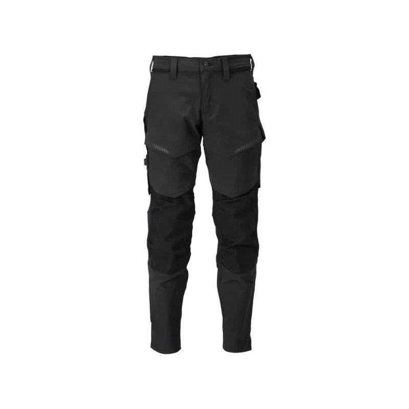 Pantalon de travail avec poches genouillères MASCOT Customized - 22379-311-Noir-40-82