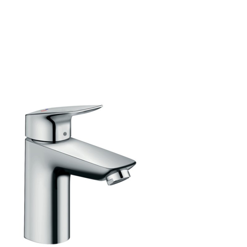 Mitigeur de lavabo HANSGROHE Logis CH3 CoolStart avec tirette et vidage synthétique chromé - 71102000