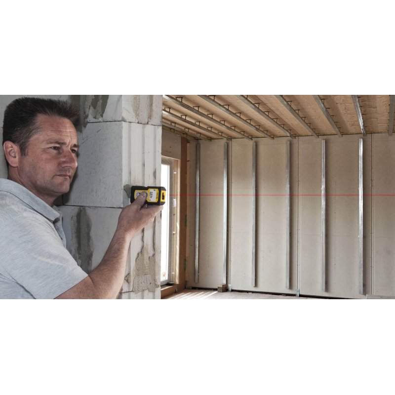 Stabila LD 220 Mètre laser portable Noir, Jaune 30 m