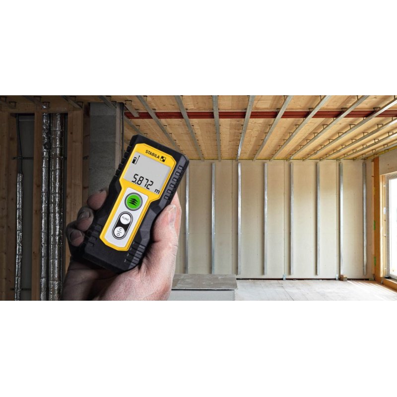 Stabila LD 220 Mètre laser portable Noir, Jaune 30 m