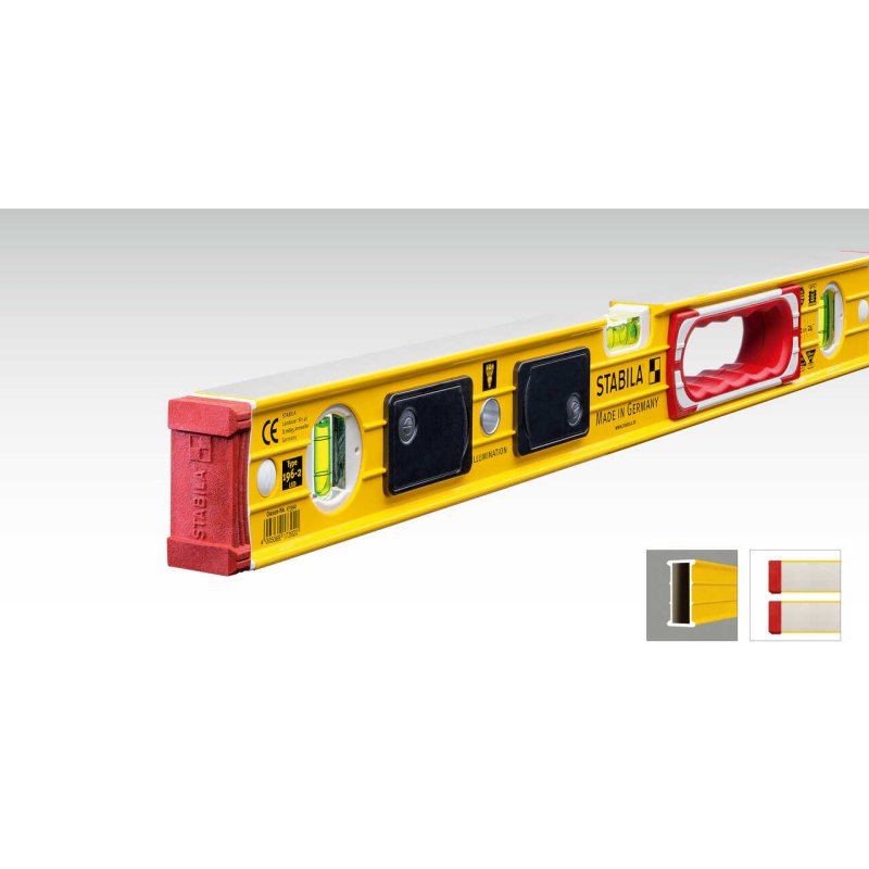 Stabila 196-2 level 1.22 m Black, Red, Yellow