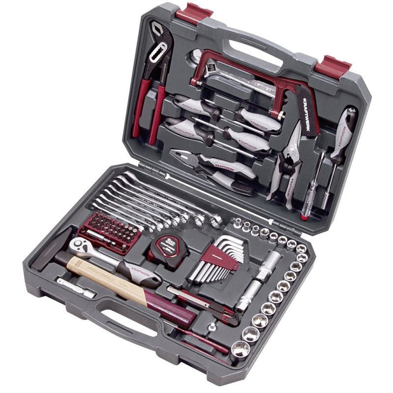Coffret d'outils Basic Line 3/8 KRAFTWERK - 90 pièces - 204.104.100"