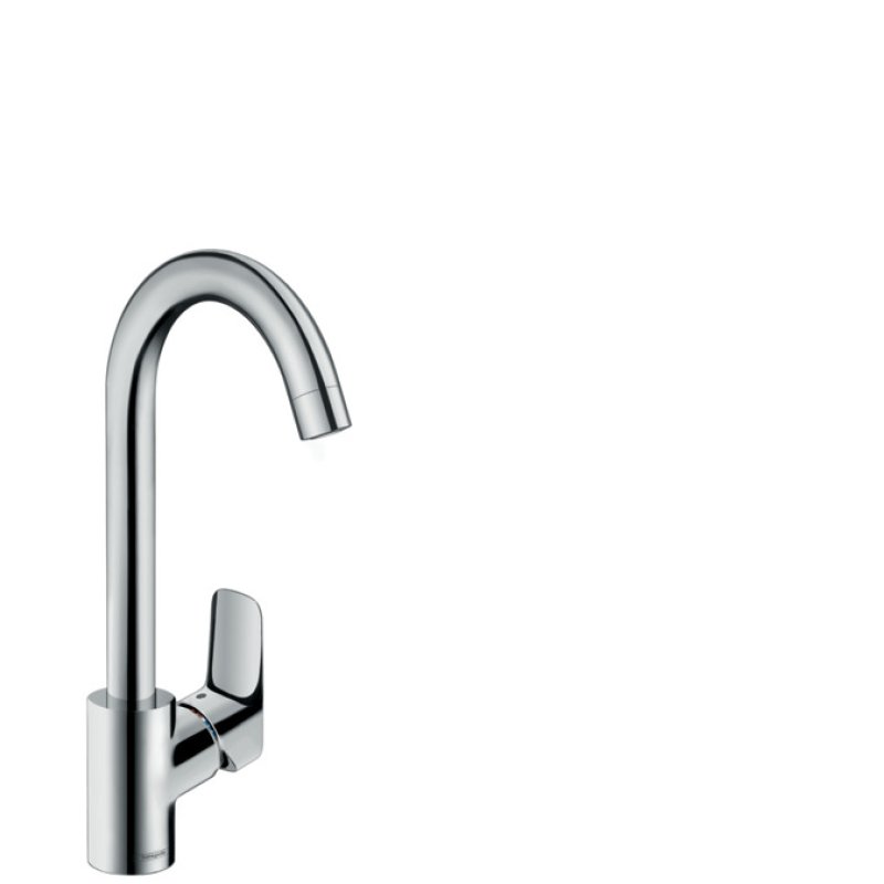 Mitigeur de cuisine HANSGROHE Logis M31 , 1 jet chromé - 71835000
