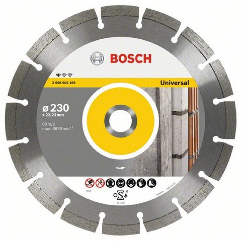 Meuleuse angulaire BOSCH GWS 1400 125 mm Disque diamant BOSCH - 0601824900