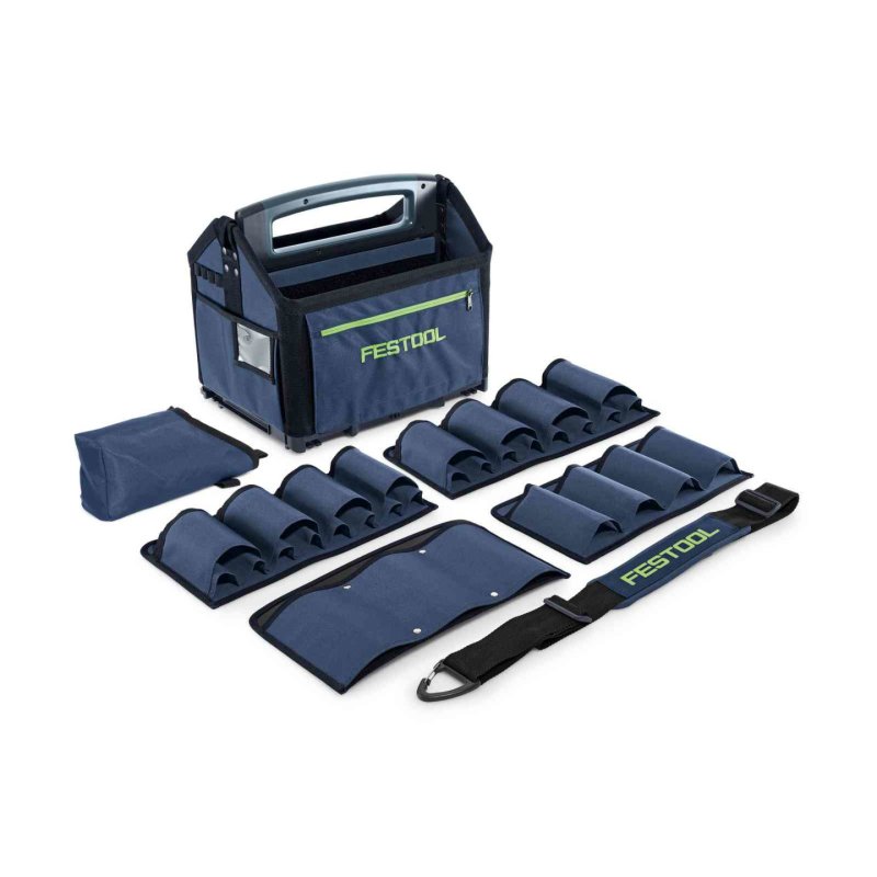Festool SYS3 T-BAG M Black, Blue, Green Textile